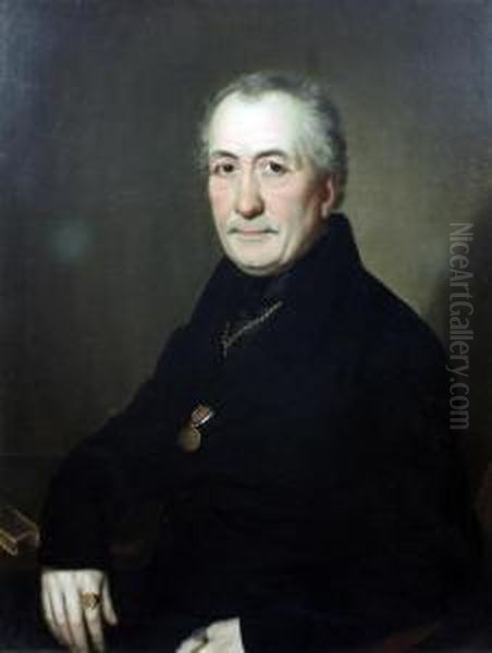 Portrait Of A Gentleman Oil Painting by Abraham Anne Van De Kasteele