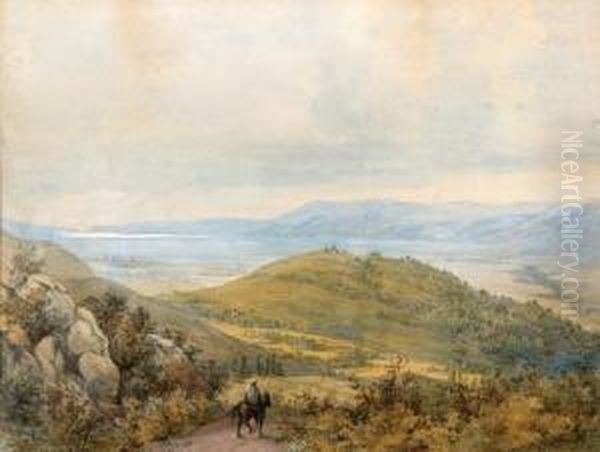 Hachula Valley Oil Painting by Charles W. Meredith Van De Velde