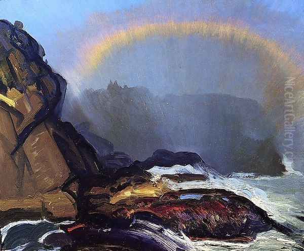 Fog Rainbow Oil Painting by George Wesley Bellows