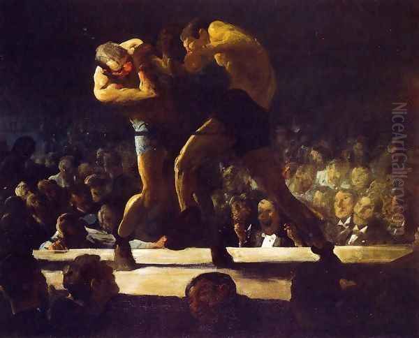 Club Night (or Stag Night at Sharkey's) Oil Painting by George Wesley Bellows