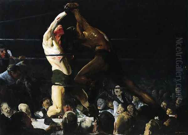 Both Members Of This Club Oil Painting by George Wesley Bellows