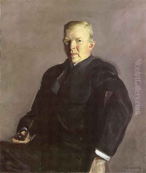 Portrait Of Professor Joseph Russell Taylor Oil Painting by George Wesley Bellows