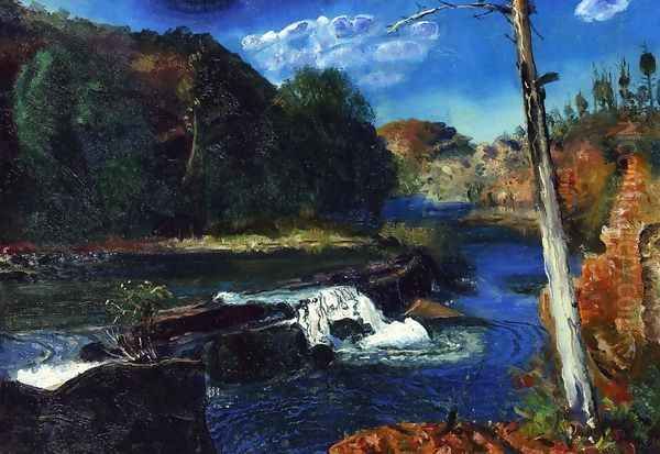 Mill Dam Oil Painting by George Wesley Bellows