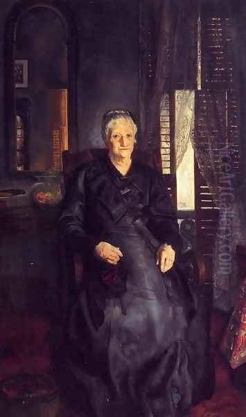 My Mother Oil Painting by George Wesley Bellows