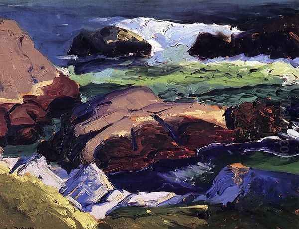 Sun Glow Oil Painting by George Wesley Bellows