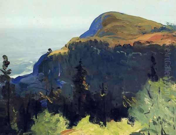 Hill And Valley Oil Painting by George Wesley Bellows