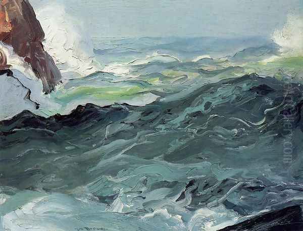 Wave Oil Painting by George Wesley Bellows