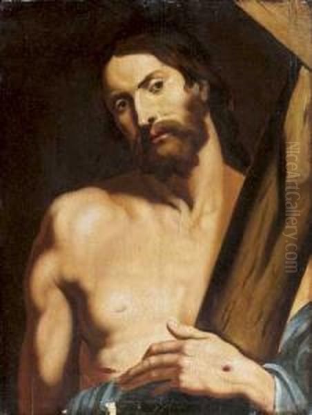 Le Christ Portant Sa Croix Oil Painting by Werner Jacobsz. van den Valckert