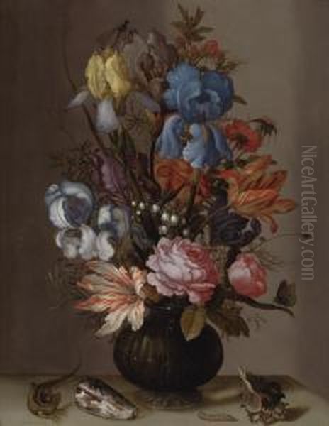 A Still Life Oil Painting by Balthasar Van Der Ast