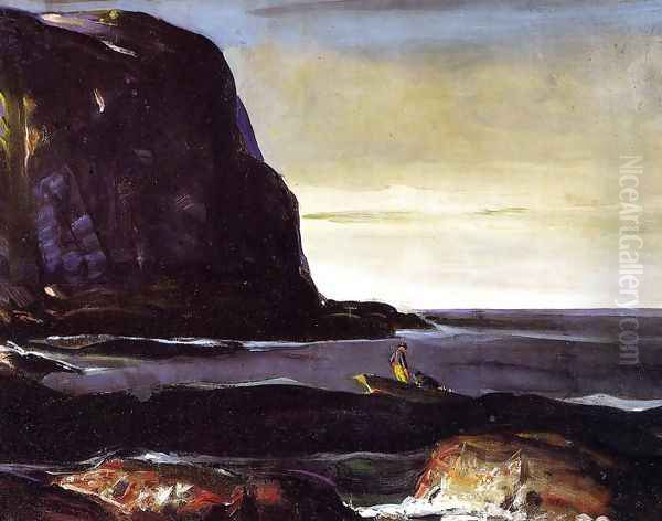 Evening Swell Oil Painting by George Wesley Bellows