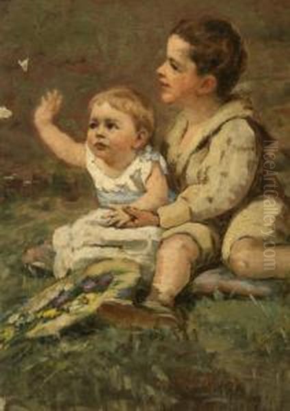 Catching The Butterflies by Theodor Von Der Beek