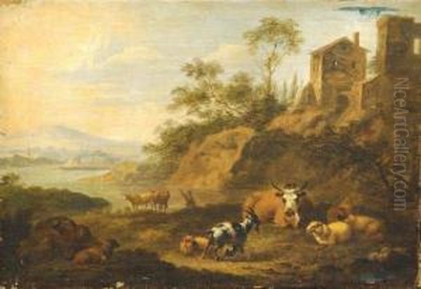 Paysage De Riviere Oil Painting by Rembrandt Van Rijn