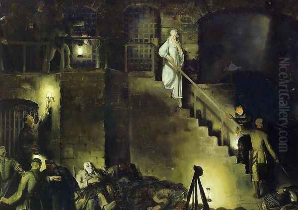 Edith Cavell Oil Painting by George Wesley Bellows