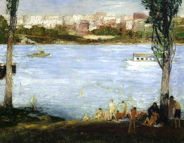 Summer City Oil Painting by George Wesley Bellows