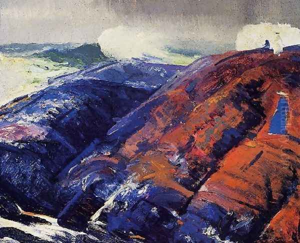 Summer Surf Oil Painting by George Wesley Bellows