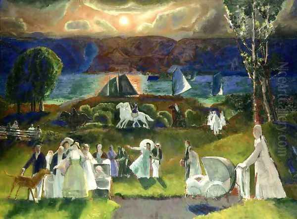 Summer Fantasy Oil Painting by George Wesley Bellows