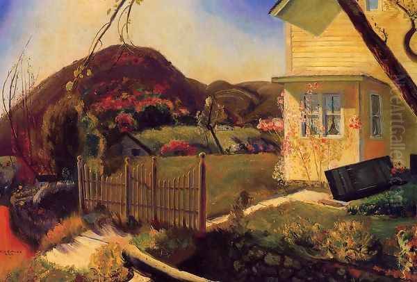 The Picket Fence Oil Painting by George Wesley Bellows