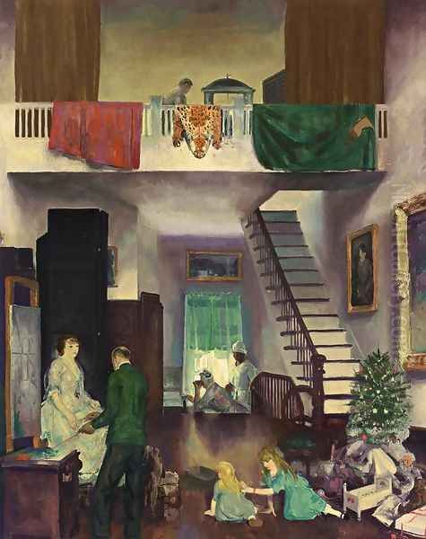 The Studio Oil Painting by George Wesley Bellows