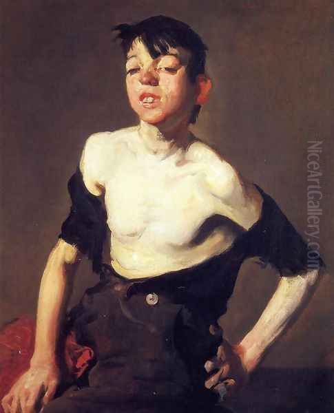 Paddy Flannigan Oil Painting by George Wesley Bellows