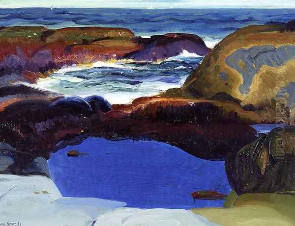 The Blue Pool Oil Painting by George Wesley Bellows