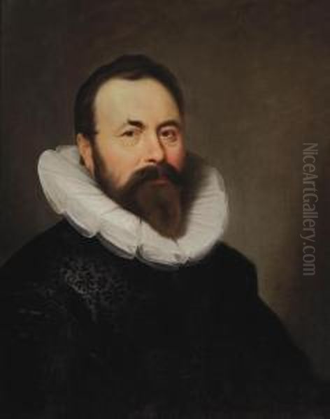 Portrait Of A Gentleman Oil Painting by Bartholomeus Van Der Helst