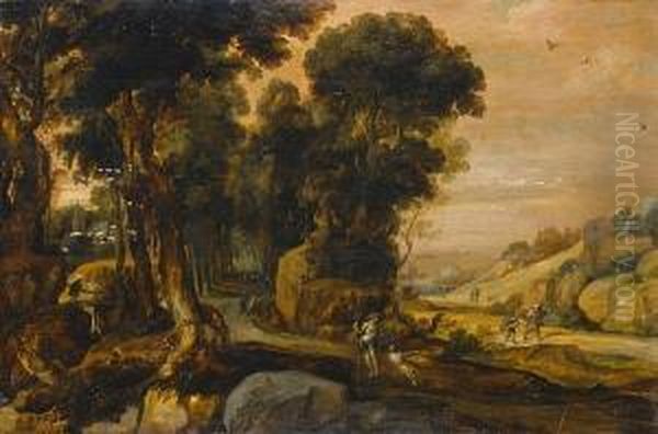 Noli Me Tangere Oil Painting by Pieter I Van Der Hulst