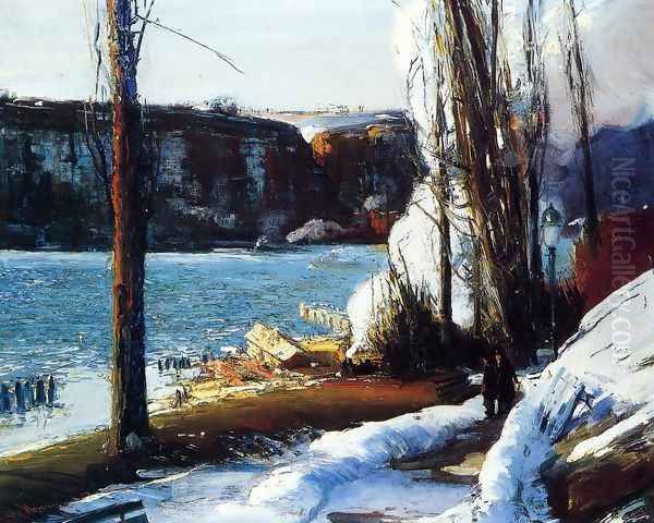 The Palisades Oil Painting by George Wesley Bellows