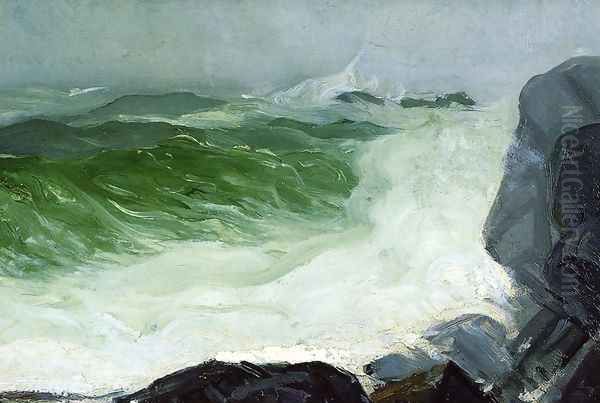 The Grey Sea Oil Painting by George Wesley Bellows