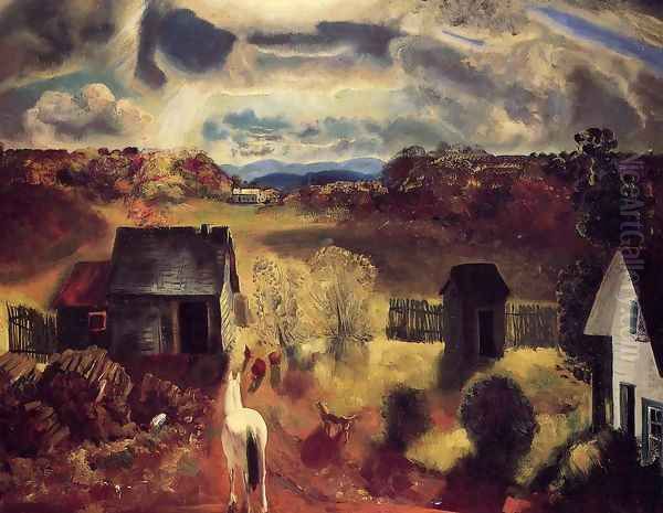 The White Horse Oil Painting by George Wesley Bellows