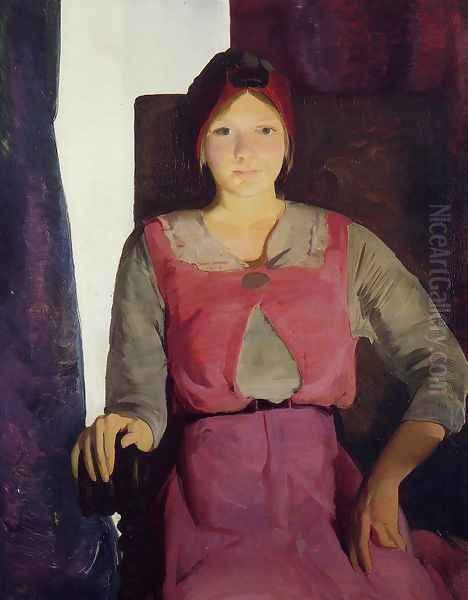 Garaldine Lee, No. 2 Oil Painting by George Wesley Bellows