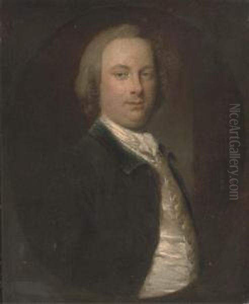 Portrait Of Sir Henry Erskine Oil Painting by Frans Van Der Mijn