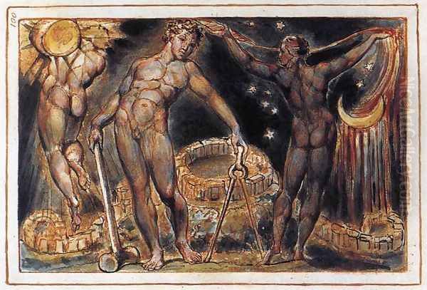 Los 1804-20 Oil Painting by William Blake