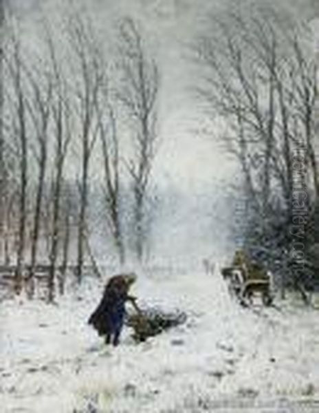 Winter's Tale Oil Painting by Petrus van der Velden