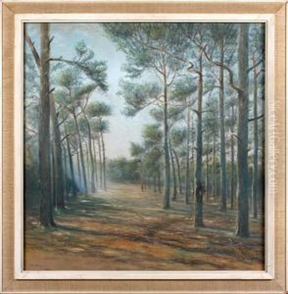 Woodland Clearing Oil Painting by Emanuel Ernest Ger. Van Der Ven