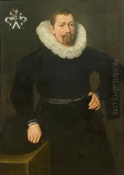 Ritratto Di Gentiluomo Oil Painting by Cornelis van der Voort