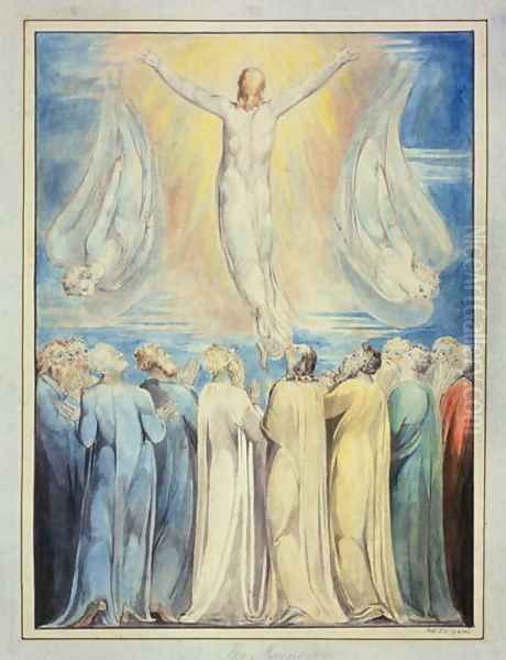 The Ascension, c.1805-6 Oil Painting by William Blake