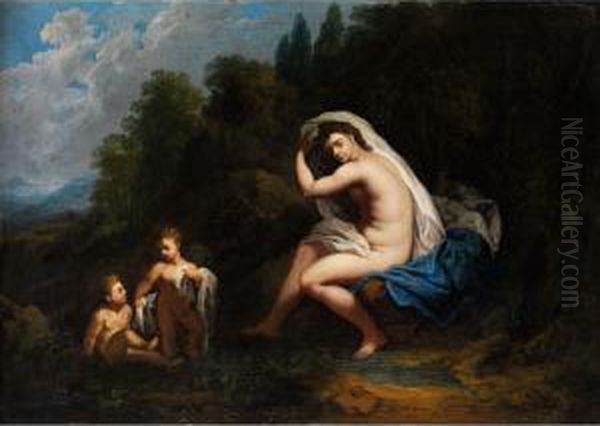 Venus Beim Bade Oil Painting by Adriaen Van Der Werff