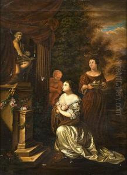 L'hommage A Venus Oil Painting by Adriaen Van Der Werff