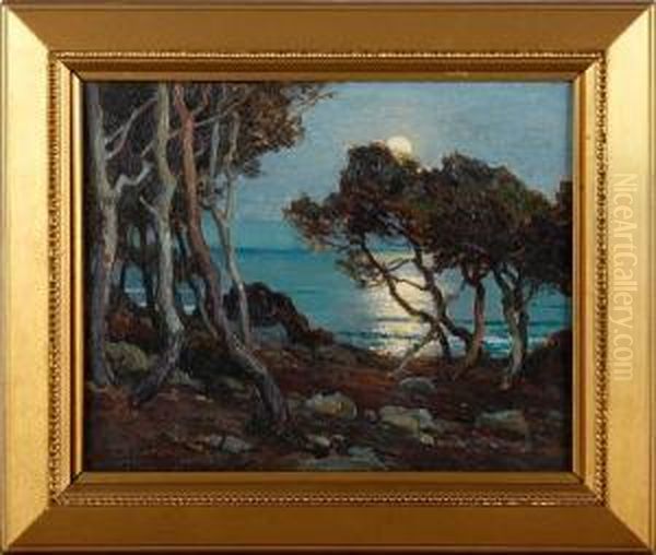 Moonlight, Ventimiglia Oil Painting by Harry van der Weyden