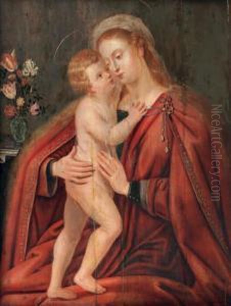 Vierge A L'enfant Oil Painting by Rogier van der Weyden