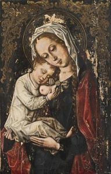 Madonna Conbambino Oil Painting by Rogier van der Weyden