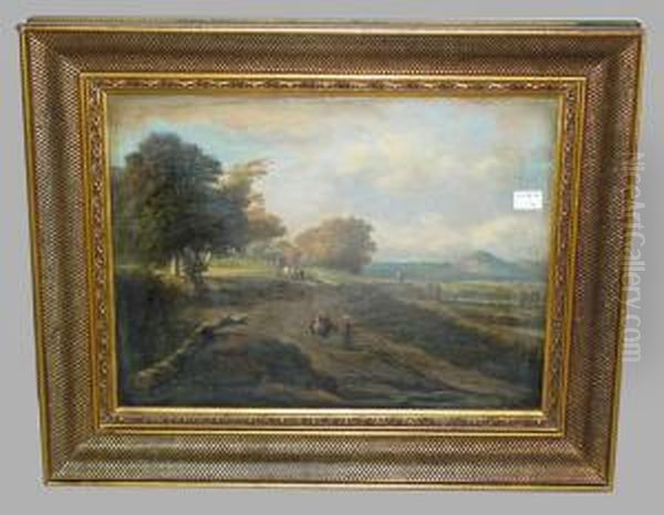 Paysage Hollandais Oil Painting by Jan Frederik Van Deventer