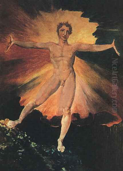 Glad Day or The Dance of Albion, c.1794 Oil Painting by William Blake