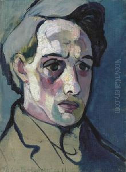 Self-portrait Oil Painting by Theo van Doesburg