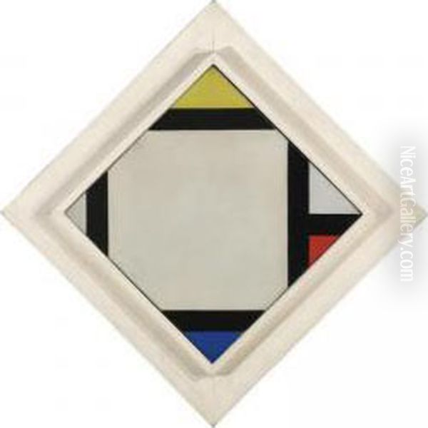 Contra-composition Vii Oil Painting by Theo van Doesburg