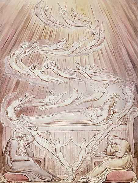 Queen Katherine's Dream Oil Painting by William Blake