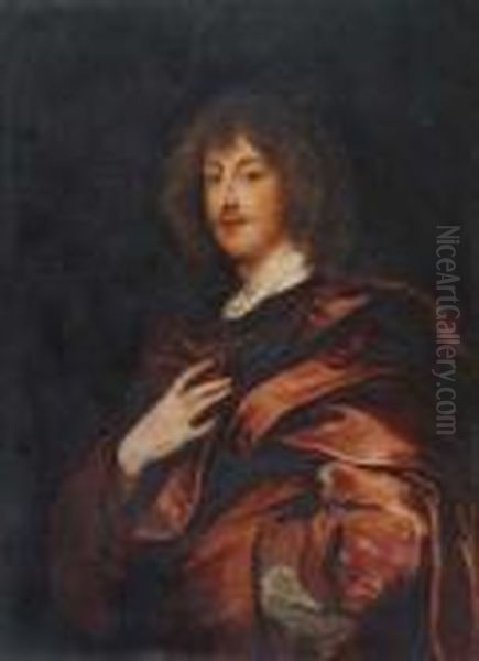 Portrait Of Philip Herbert Oil Painting by Abraham van Dijck