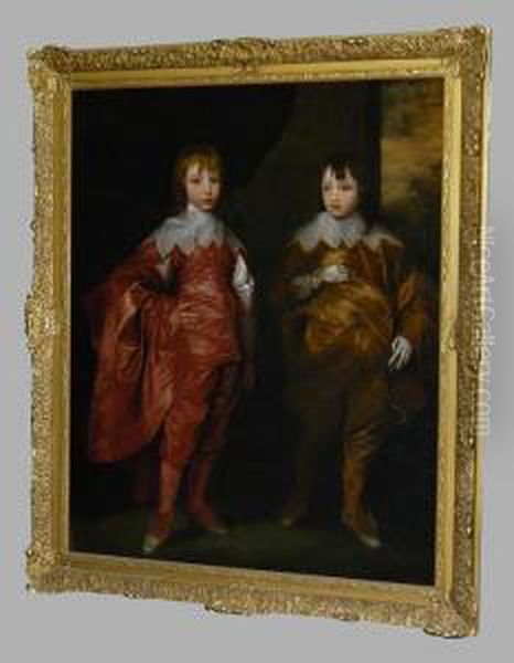 Les Enfants Du Roi Charles D'angleterre Oil Painting by Abraham van Dijck