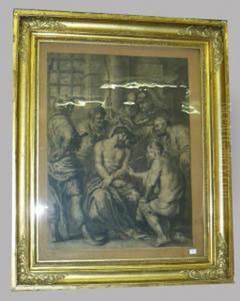 Christ Aux Outrages Oil Painting by Abraham van Dijck