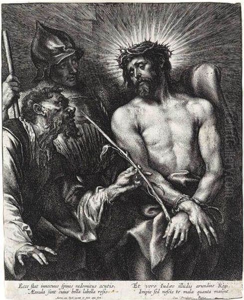 Christ Crowned With Thorns Oil Painting by Sir Anthony Van Dyck